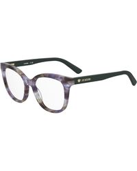 Moschino - Mol654 789 Optical Frames Acetate Round Normal - Lyst