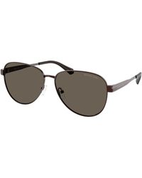 Michael Kors - Mk1160 Biarritz 1891/3 Sunglasses Metal Pilot Normal - Lyst