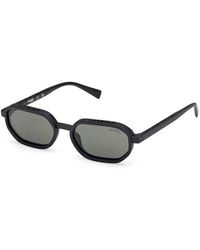 Guess - Gu00233 02N Sunglasses Injected Geometric Normal - Lyst