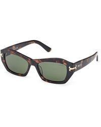 PUCCI - Ep0235 55N Sunglasses Acetate Geometric Normal - Lyst