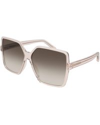 Saint Laurent - Sl 232 Betty 005 Sunglasses Plastic Oversize Normal Shaded - Lyst