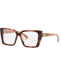 Roberto Cavalli - Vrc163M 01Gq Optical Frames Acetate Squared - Lyst