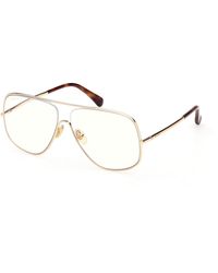 Max Mara - Mm5222-B 030 Optical Frames Metal Pilot Normal - Lyst