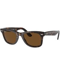 Ray-Ban - Rb2140f Original Wayfarer Photochromic Low Bridge Fit Sunglasses - Lyst
