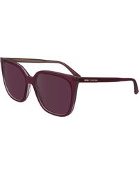 Calvin Klein - Ck24509S 613 Sunglasses Acetate Squared Normal Normal - Lyst