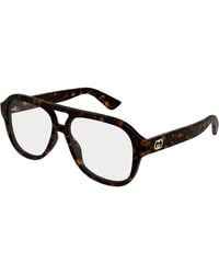 Gucci - Gg2192O 002 Optical Frames Injected Transparent Pilot - Lyst
