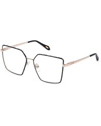 Just Cavalli - Vjc132 02Am Optical Frames Metal Geometric - Lyst