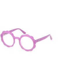 Guess - Gu50142 083 Optical Frames Acetate Round Normal - Lyst
