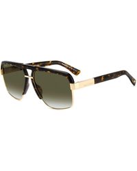 DSquared² - D2 0084/S 2Ik/9K Sunglasses Metal Squared Shaded - Lyst