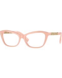 Burberry - Be2392 4061 Optical Frames Acetate Transparent Cat Eye Normal - Lyst