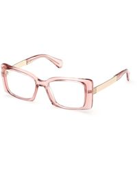 MAX&Co. - Mo5177 072 Optical Frames Injected Squared Normal - Lyst