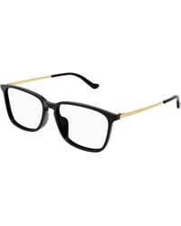 Gucci - Gg1609Oa 002 Optical Frames Acetate Transparent Squared - Lyst