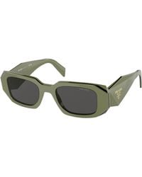 Prada - Pr 17Ws 13N5S0 Sunglasses Acetate Squared Normal - Lyst