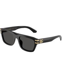 Dolce & Gabbana - Dg4496 501/87 Sunglasses Acetate Squared Normal - Lyst