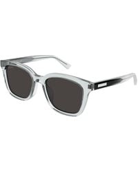 Gucci - Gg2251Sa 003 Sunglasses Acetate Smoke Squared - Lyst