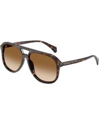 Moncler - Me6028 Fluxe 304889 Sunglasses Acetate Pilot Normal Nuanced - Lyst