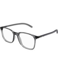 Montblanc - Mb0327O 002 Optical Frames Transparent Squared - Lyst