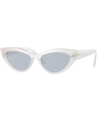 Vogue Eyewear - Vo5637Su 32201U Sunglasses Nylon Light Cat Eye Mirrored - Lyst