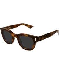 Saint Laurent - Sl 838 006 Sunglasses Acetate Round - Lyst