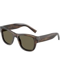 Dolce & Gabbana - Dg4338 3200/3 Sunglasses Acetate Squared Normal - Lyst