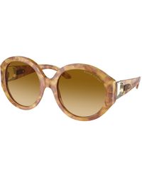 Ralph Lauren - Rl8188Q 60832L Sunglasses Acetate Round Normal Nuanced - Lyst