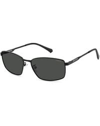 Polaroid - Pld 2137/G/S/X 807/M9 Sunglasses Steel Squared Polarized - Lyst