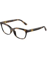 Dolce & Gabbana - Dg5106U 502 Optical Frames Injected Transparent Butterfly Normal - Lyst