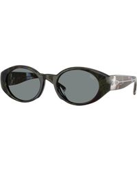 DIESEL - Dl2008U 2042/1 Sunglasses Acetate Round Normal - Lyst