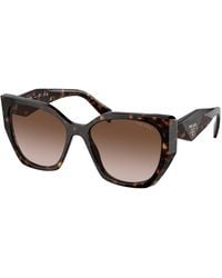 Prada - Pr 19Zs 2Au6S1 Sunglasses Acetate Pillow Normal Shaded - Lyst