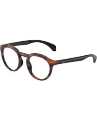 Moncler - Me3006U 5039 Optical Frames Injected Transparent Round Normal - Lyst