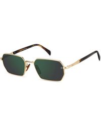David Beckham - Db 1174/S 8So/Mt Sunglasses Metal Squared Normal Mirror - Lyst