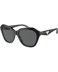 Emporio Armani - Ea4221 501787 Sunglasses Acetate Geometric Normal - Lyst