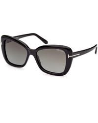 Tom Ford - Ft1008 Maeve 01B Sunglasses Acetate Butterfly Normal Shaded - Lyst