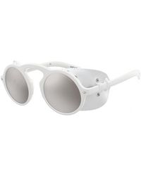 Giorgio Armani - Ar8143Q 53446G Sunglasses Plastic Round Mirrored - Lyst