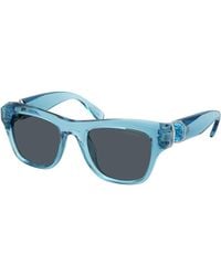Swarovski - Sk6056U 107887 Sunglasses Injected Pillow Normal - Lyst