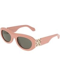 Ferragamo - Sf2082Se 667 Sunglasses Acetate Round Normal - Lyst