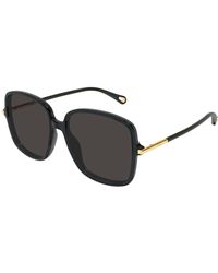 Chloé - Ch0396S 001 Sunglasses Acetate Squared - Lyst