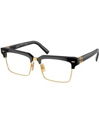 Miu Miu - Mu 10Zs 1Ab08N Sunglasses Acetate Transparent Squared Normal Anti Light - Lyst