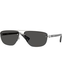Burberry - Be3164 100587 Sunglasses Metal Geometric Normal - Lyst