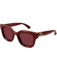 Gucci - Gg1828S 003 Sunglasses Injected Round - Lyst