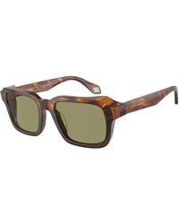 Giorgio Armani - Ar8194U 598814 Sunglasses Acetate Squared Normal - Lyst