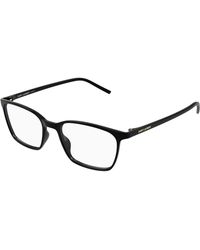 Saint Laurent - Sl 885 001 Optical Frames Bio-Injected Transparent Squared - Lyst
