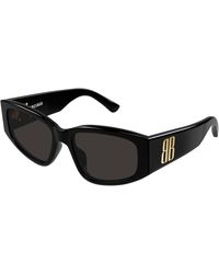 Balenciaga - Bb0475S 001 Sunglasses Acetate Cat Eye - Lyst