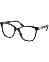Swarovski - Sk2020 1001 Optical Frames Acetate Squared Normal - Lyst