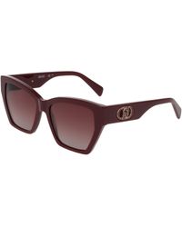 Liu Jo - Lj815S 601 Sunglasses Acetate Squared Normal Shaded - Lyst