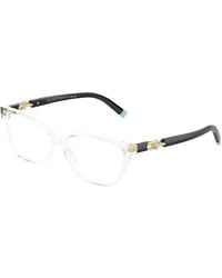 Tiffany & Co. - Tf2229 8047 Optical Frames Acetate Squared Normal - Lyst