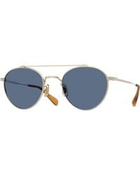 Oliver Peoples - Ov1223St Brunner 534780 Sunglasses Titanium Pantos Normal - Lyst