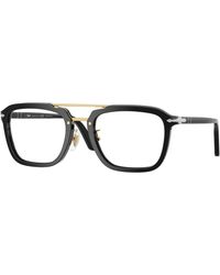 Persol - Po0204V 95 Optical Frames Acetate Squared Normal - Lyst