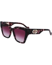 Liu Jo - Lj777S 516 Sunglasses Acetate Squared Normal Shaded - Lyst