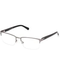 Guess - Gu50191 009 Optical Frames Metal Squared Normal - Lyst
